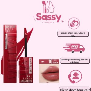 Son Kem Bóng Bền Màu, Nhẹ Môi Maybelline New York Superstay Vinyl Ink 4.2ml