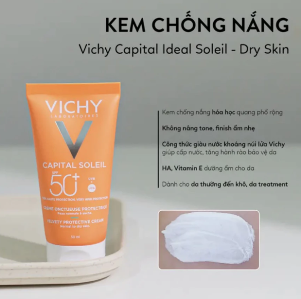 Kem chống nắng Vichy Ideal Soleil SPF 50+ - Hình ảnh 3