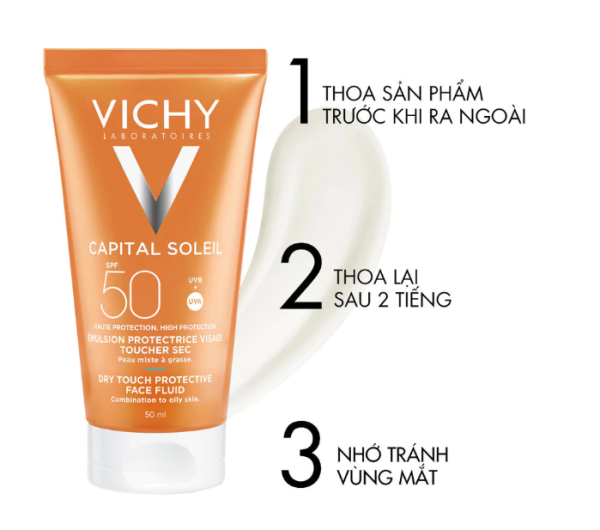 Kem chống nắng Vichy Ideal Soleil SPF 50+ - Hình ảnh 4