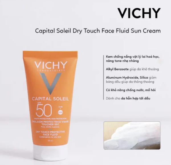 Kem chống nắng Vichy Ideal Soleil SPF 50+ - Hình ảnh 5