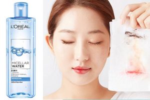 Làm sạch da với nước tẩy trang không cần rửa mặt lại cho da rạng rỡ