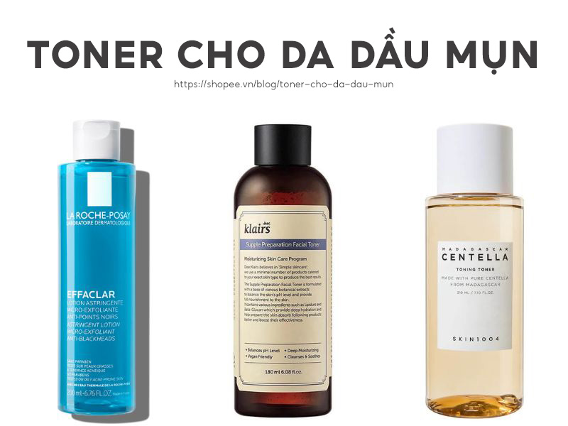 toner dành cho da dầu mụn tươi khỏe