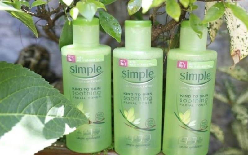 toner simple sạch sẽ mát mịn