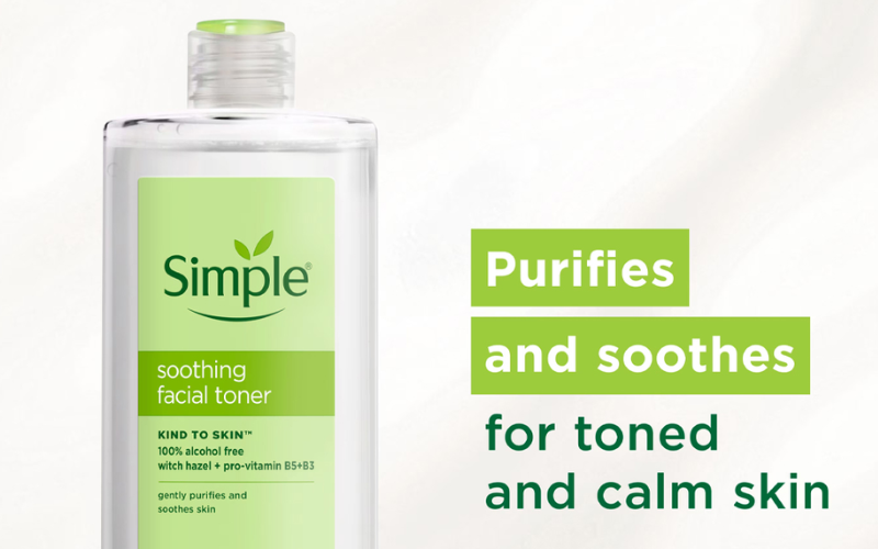 toner simple sạch mát đẹp đẽ 