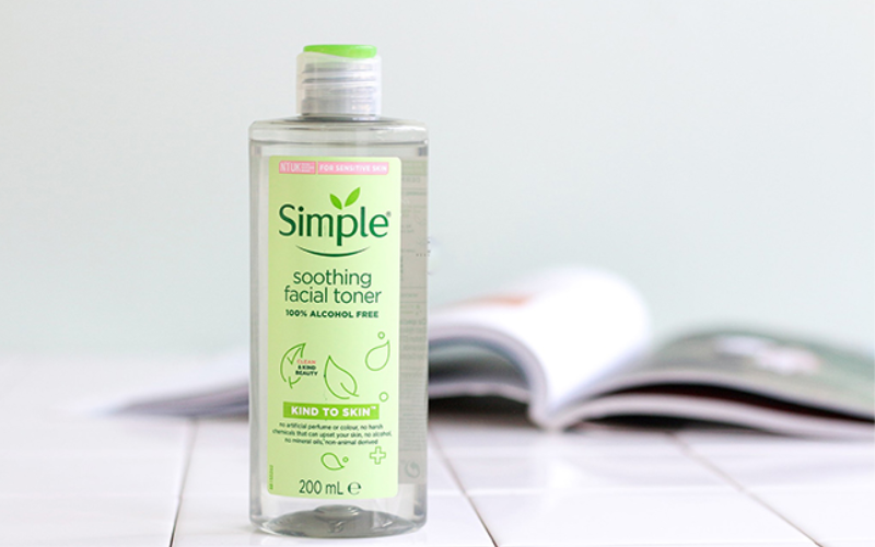 toner simple sạch da thoáng mát
