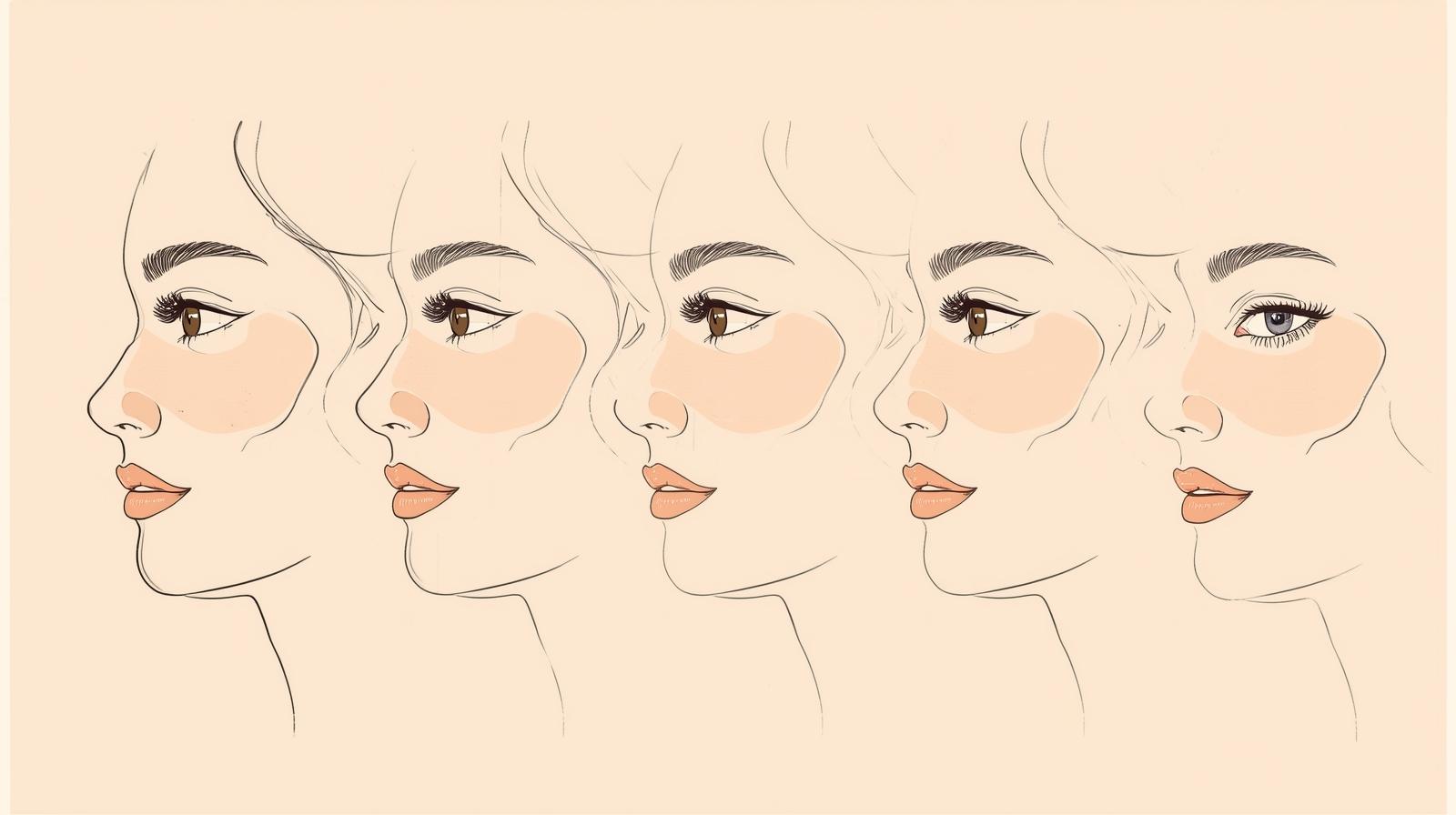 dáng khuôn mặt khi makeup hợp với khuôn mặt