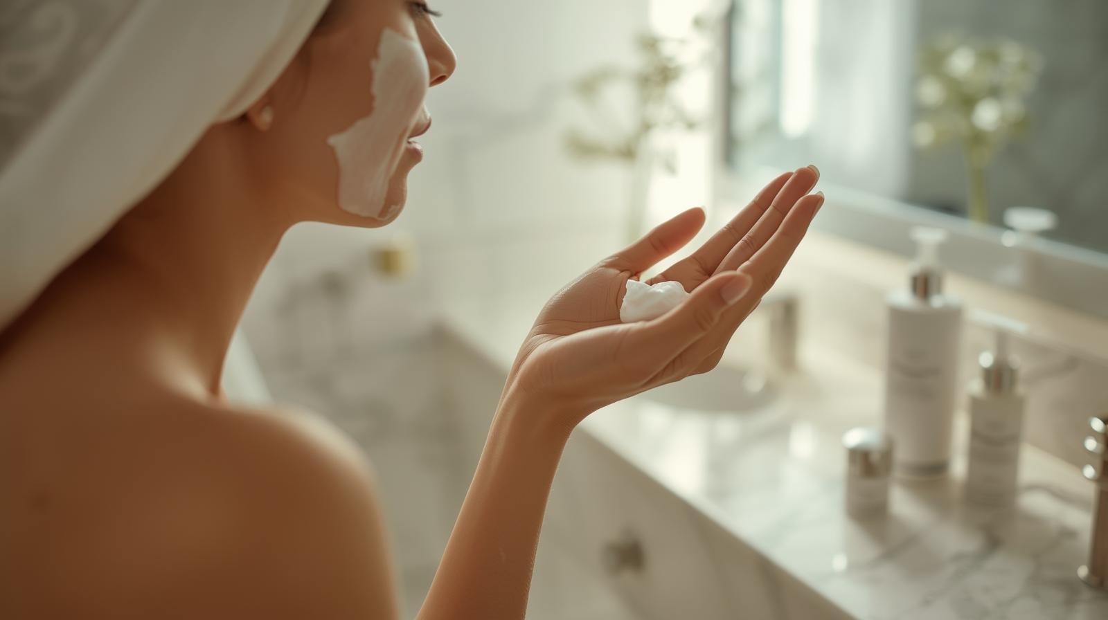 vệ sinh da mặt bằng tẩy trang rửa mặt