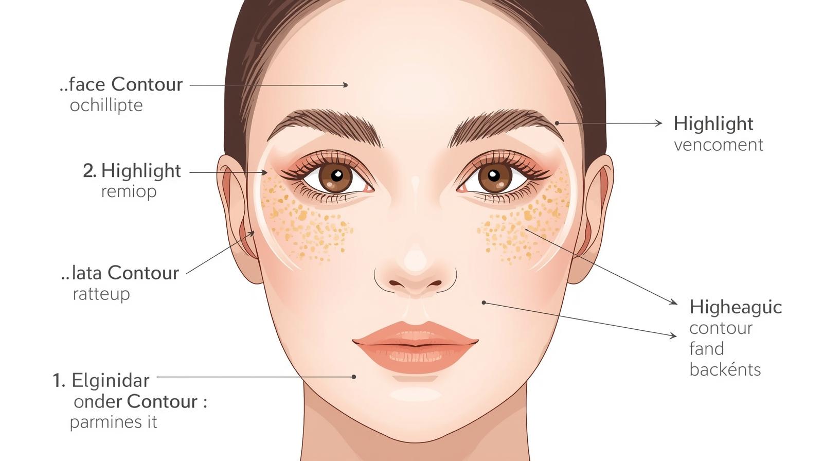 phân bố tone makeup hợp với khuôn mặt